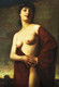 Halbakt Einer Jungen Frau (before 1943) By Hans Hassenteufel  (PRT_10151) - Canvas Art Print - 17in X 24in