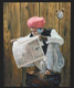 Paintingturban man reading news paperneutral art and paintingwall decoration (ART_7555_59888) - Handpainted Art Painting - 18in X 24in