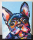 French Bulldog (ART_8261_60043) - Handpainted Art Painting - 9in X 12in