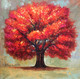 Tree painting  (ART_6706_60137) - Handpainted Art Painting - 36in X 36in