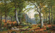Roe Deer In An Idyllic Wooded Landscape Jacobus By Johannes Van Poorten (PRT_10337) - Canvas Art Print - 34in X 21in