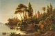 The Orient In The Evening Light By Albert Rieger (PRT_10522) - Canvas Art Print - 31in X 21in