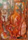 Abstract art-  alcohol ink on yupo paper (ART_7235_60460) - Handpainted Art Painting - 8in X 11in