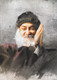 Osho (ART_3512_60756) - Handpainted Art Painting - 13in X 15in