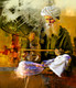 Music Man - Handpainted Art Painting - 28in X 32in
