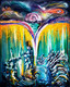 UNDER WATER (ART_8083_57406) - Handpainted Art Painting - 48in X 36in