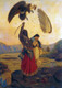 Jatayu Vadha,1906 By Raja Ravi Varma (PRT_10736) - Canvas Art Print - 16in X 23in