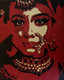 Beautiful indian women (ART_5557_61150) - Handpainted Art Painting - 24in X 30in