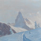 A View Of The Matterhorn By Toni Haller  (PRT_10632) - Canvas Art Print - 21in X 21in