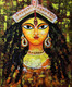 Maa Durga Contemporary Abstract (PRT_7990_61218) - Canvas Art Print - 26in X 30in