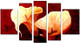 Floral Union - 54in x 32in (Details Inside),RTCSC_23_5432,Beauty Of Floral ,Beautiful Flowers,Multi piece,Museum Quality - 100% Handpainted Buy Painting Online in India.