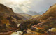 On The Road To Loch Turret, Crieff (1868) By Sidney Richard Percy (PRT_10720) - Canvas Art Print - 23in X 15in