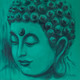 Buddha (ART_3512_61359) - Handpainted Art Painting - 48in X 48in