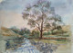 Landscape (ART_1559_61482) - Handpainted Art Painting - 16in X 12in