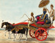 Indradyumna Seated In A Carriage (PRT_10872) - Canvas Art Print - 30in X 23in