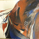 Sensous  (ART_5659_61671) - Handpainted Art Painting - 15in X 11in