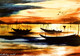 Boat series 4 (ART_6698_61930) - Handpainted Art Painting - 12in X 8in