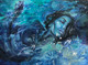 5 DIMENSION (ART_8374_61900) - Handpainted Art Painting - 48in X 35in