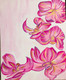 Orchids in pink (ART_8126_62158) - Handpainted Art Painting - 24in X 29in