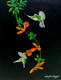 The humming birds (ART_8370_62100) - Handpainted Art Painting - 20in X 24in
