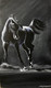 The Black Horse (ART_8370_62099) - Handpainted Art Painting - 20in X 24in