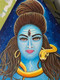 Shiva eyes (ART_8370_62459) - Handpainted Art Painting - 8in X 8in