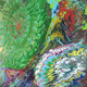 Flowing Colours 2 (ART_6586_62432) - Handpainted Art Painting - 20in X 20in