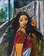 Chawl (ART_8322_62591) - Handpainted Art Painting - 16in X 20in