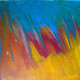 Rising (ART_7042_62518) - Handpainted Art Painting - 11in X 11in