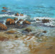 Sea shore (ART_1522_62699) - Handpainted Art Painting - 25in X 25in