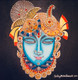 Shreenath ji (ART_8370_62640) - Handpainted Art Painting - 10in X 10in