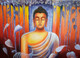 Lord Buddha Blessings-20 BY ARTOHOLIC (ART_3319_62822) - Handpainted Art Painting - 36in X 24in