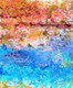 Digital abstract multicolor  (PRT_7809_62801) - Canvas Art Print - 36in X 43in