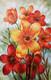 Flower painting  (ART_6706_62954) - Handpainted Art Painting - 24in X 36in