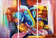 MULTI-PIECES LORD GANESHA BY ARTOHOLIC (ART_3319_63576) - Handpainted Art Painting - 36in X 24in