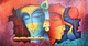 THE DIVINE RADHA KRISHNA-30 BY ARTOHOLIC (ART_3319_63649) - Handpainted Art Painting - 36in X 24in