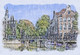 Amsterdam Canal Facade Warehouses (PRT_7809_63864) - Canvas Art Print - 36in X 24in