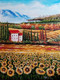 Sunflower garden (ART_8423_63755) - Handpainted Art Painting - 18in X 24in