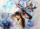 Digital Artwork926 (PRT_12013) - Canvas Art Print - 18in X 13in