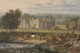 View Of Hampton Court, Herefordshire, From The Southeast (1806) By Joseph Mallord William Turner (PRT_12536) - Canvas Art Print - 33in X 22in