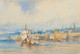 Fishing Boats On The Sea Of Marmara, At Kumkapi, Istanbul (1865) By Amadeo Preziosi (PRT_12351) - Canvas Art Print - 24in X 16in
