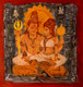 Shiv Shakti (ART_8435_64107) - Handpainted Art Painting - 18in X 18in