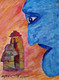 Face.1 (ART_8405_63947) - Handpainted Art Painting - 11in X 15in