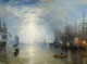 Keelmen Heaving In Coals By Moonlight (1835) By Joseph Mallord William Turner (PRT_12557) - Canvas Art Print - 23in X 17in