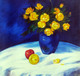 Flower Of Love (ART_1224_64136) - Handpainted Art Painting - 17in X 18in