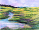 Natural Lawn Grass (ART_1224_64134) - Handpainted Art Painting - 21in X 16in