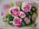 The blooming roses..  (ART_8406_62887) - Handpainted Art Painting - 16in X 11in