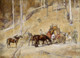 Tom Roberts Bailed Up (PRT_13205) - Canvas Art Print - 28in X 21in