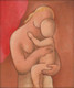 Mother With Child (1934) By Mikul√°≈° Galanda (PRT_13751) - Canvas Art Print - 24in X 29in