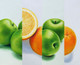 Stll Life,Fruits,Fruit Dish,Apple ,Oranges,GreenApple